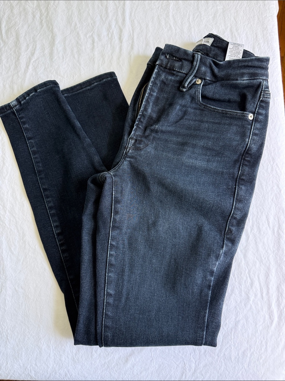 Good American Dark Wash Blue Skinny Jeans